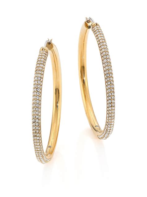 michael kors earrings hoops